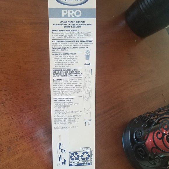 NEW Arm & Hammer Spinbrush ProClean - Picture 2 of 2